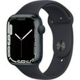 thumbnail image 1 of Refurbished Apple Watch Series 7 Aluminum 41 mm (GPS Only, No Cellular) Midnight Black (Grade A), 1 of 5