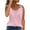 Pink, variant on Honeeladyy Womens Loose Fit Lace Trim Camisole Tops Summer V Neck Solid Color Sleeveless Tank Tops Black XXL