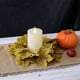 thumbnail image 5 of Feimajia Festival de Halloween Simulación Hoja de Arce Vela Candelabro Guirnalda Decoración Anillo Candelabro Vela Decoración, 5 of 5