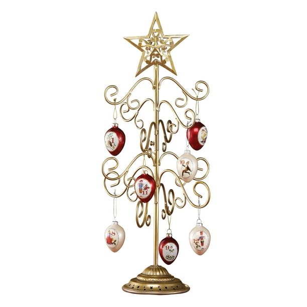 Collections Etc Joyous Holiday Tree Christmas Ornament Holder Walmart Com Walmart Com
