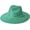 Green, variant on Fedora Hat for Men Women, Classic Wide Brim Felt Panama Hat Winter Adjustable Western Suede Jazz Cap