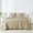 Khaki, variant on Davulos Quilt Set King Size 3 Pieces Lightweight Khaki Bedspread 110" x 96" Soft Microfiber Quilt/Coverlet Warm Bedding Sets for All Seasons(1 Quilt, 2 Pillow Shams)