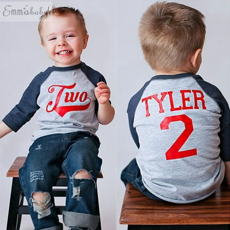 

2PCS Fashion Kids Baby Boys Summer Short Sleeve Tops + Ripped Denim Pants Casual Clothes Sets