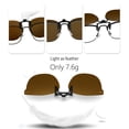 thumbnail image 5 of Joopin Polarized Clip on Sunglasses Flip up UV400 Protection Clip Rimless Sunglasses over Prescription Glasses, 5 of 10