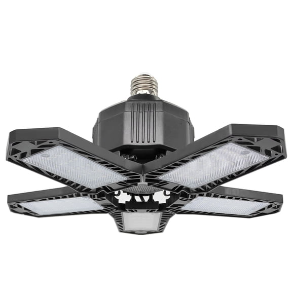 150W LED Garage Light - 15000LM Brightness, 6 Glow Panels, Deformable Design for Garage, Basement, Workshop, Warehouse, Attic (E26/E27, 240pcs LEDs)