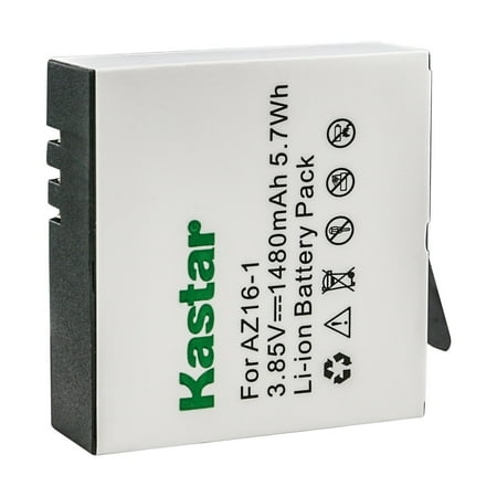 Kastar 1-Pack Battery Replacement for Xiaomi YI AZ16-1 Xiaomi YI AZ16-2 Battery Xiaomi Yi 4K Xiaomi Yi 4K+ Xiaomi Yi Lite Xiaomi YI 360 VR Sport Action Camera Camcorder