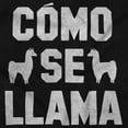 thumbnail image 2 of Como Se Llama Alpaca Animal Humor Unisex Fleece Graphic Zip Up Hoodie Brisco Brands 2X, 2 of 5