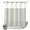 Light Yellow Pink Green, variant on No Hook Shower Curtain, Colorful Striped Shower Curtains for Bathroom with See Through Top Window, Farmhouse Rainbow Color Stripes Waterproof & Washable Bath Curtain Narrow 54"x78"