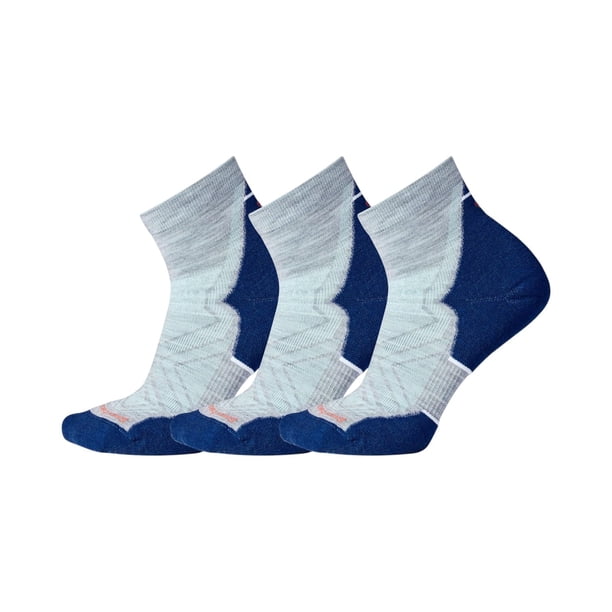 Medias Smartwool Run de Lana Merino con Almohadilla en el Tobillo Talle LG Mujer
