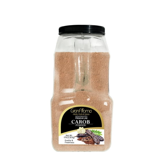 GranAroma Carob Powder, Baked Goods, Shakes & Smoothies 5 Pound