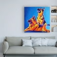 thumbnail image 3 of Trademark Fine Art 'Erin And Eiko' Canvas Art by DawgArt, 3 of 3