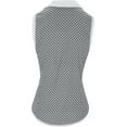 thumbnail image 2 of Ben Hogan Sleeveless Lattice Geo Bright White/Multi Shirt Women M, 2 of 3