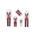 thumbnail image 3 of Family Christmas Pajamas Matching Set Classic Reindeer Long Sleeve Sleepwear set with Dog, 3 of 10