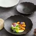 thumbnail image 5 of Household Ceramic Salad Plate Three-dimensional Relief Texture High-grade Tableware Creative Irregular Deep Plate, 5 of 5