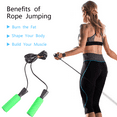 thumbnail image 4 of Cuerda de transporte de PVC para saltar, fitness, pérdida de grasa, competición deportiva, saltar con cuerda de alambre, 4 of 5