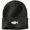 Black, variant on Fish Silhouette Embroidered Acrylic Knit Beanie, Unisex Soft Stretch Winter Skull Cap, Sport Daily Matching Hat Perfect Gift for Men Women