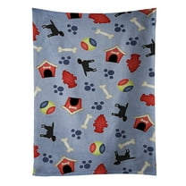 Dog House Collection Black Labrador Retriever Kitchen Towel