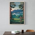 thumbnail image 6 of Vintage Vancouver Cityscape Retro Canadian Tourism with Parks & Urban Landscape Print Poster, 6 of 8