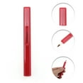 thumbnail image 3 of Unique Bargains 1 Pc Single Head Lipstick Brush for Business Travel Red Nylon Aluminum Tube, 3 of 5
