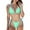 Green, variant on Cathalem Womens Bikini Reversible String 2 Piece Swimsuit (Green,L)