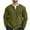 Green, variant on Men's Solid Color Two Double Layer V Neck T Shirt Splicing Large Size Base Shirt Top