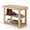 Off-White, variant on CONCETTA 19-In Bamboo Shoe Rack & Bench, 3-Tier 280 lb Capacity Storage Organizer for Entryway, Living Room, Balcony, Black