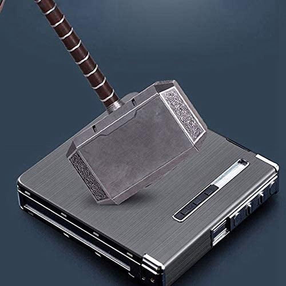 USB Rechargeable Electric Built-in Flame Less Lighter Cigarette Case Automatic Ejection