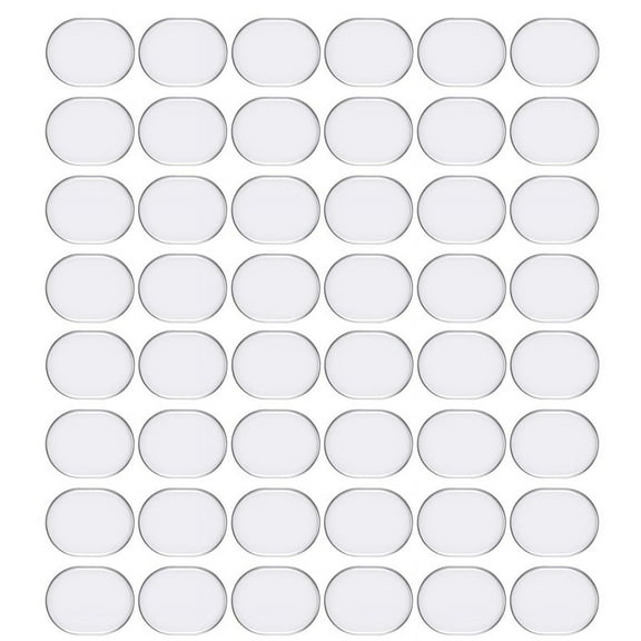 48 Pcs Drum Dampeners Gel Pads Silicone Drum Silencers Soft Drum Dampener Drum Mute Pads Dampening Gel Pad(Transparent)