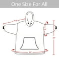 thumbnail image 7 of Catalonia Oversized Wearable Blanket Hoodie Sweatshirt, Comfortable Sherpa Lounging Pullover for Adults Men Women Teenagers Wife Girlfriend Gift, 7 of 7