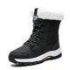 thumbnail image 1 of Botas de nieve de gran tamaño para mujer, para viajes, deportes, noreste, de algodón, de caña alta, para exteriores, botas de media caña para mujer, para invierno, 1 of 4