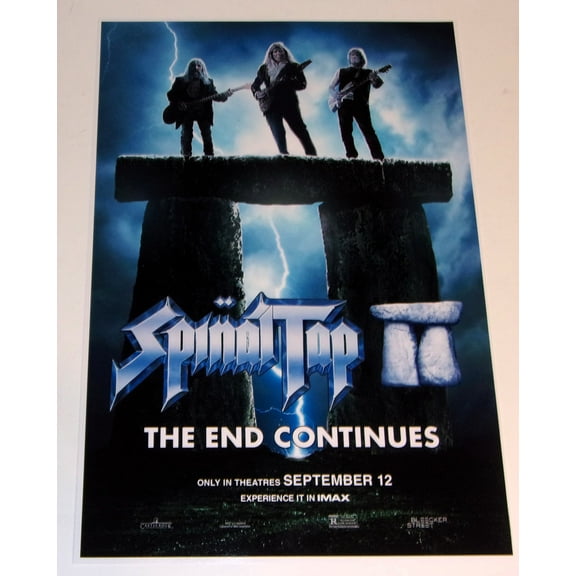 Spinal Tap II The End Continues 2025 Michael McKean Rob Reiner Harry Shearer/Chris Guest Poster 19"x13"