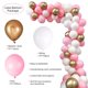 thumbnail image 2 of Kit de guirnaldas con forma de arco en forma de globo para baby shower, 112 unidades, látex rosa, 2 of 3