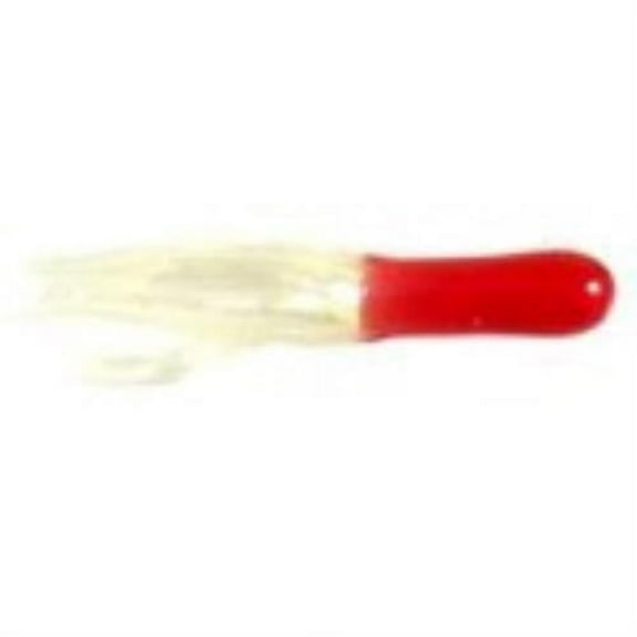 Big Bite Crappie Tubes 1.5" 100ct Red/Pearl