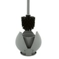 thumbnail image 3 of Bath Bliss Tulip Toilet Bowl Brush in Grey with 2 Pack Replacement Brushes, 3 of 4