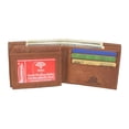 thumbnail image 4 of MARSHAL Genuine Leather RFID Blocking Bass Fish Wallet for Men  Bifold & Trifold Fishing Wallets with Debossing Design Bifold Brown, 4 of 8
