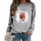 thumbnail image 5 of Sudaderas de Acción de Gracias Para Mujer Suéter de Cuello Redondo Blusa Suelta Tops Sin Capucha Odeerbi ODB204141, 5 of 7
