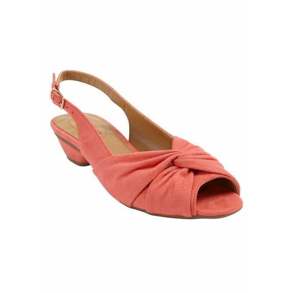 Comfortview Women's Wide Width The Debbi Slingback Heeled Shoes SIZE 9W