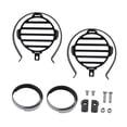 thumbnail image 2 of Miulika 2 Pcs Couvre-Pharpes de Moto Haute Performance Pièces de Rechange Portables Faciles à Installer Accessoires Professionnels, Remplacement Noir, 2 of 9
