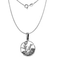 thumbnail image 3 of 1 1/2 inch Sterling Silver Arizona Desert Necklace Diamond-Cut Oxidized finish 20 inch BX_19, 3 of 4