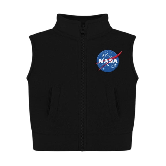 Creative Knitwear Boys & Girls Polar Fleece Vest with NASA Embroidery, Infant & Toddler, Sizes 12M to 4T