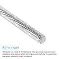 thumbnail image 4 of Tige Entièrement Filetée M6 x 50mm Pas 20mm Acier Inoxydable 304 Main Droite 8 Pcs, 4 of 7