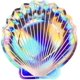 thumbnail image 3 of 9inch Iridescent Plates Biodegradable S Plates R(8pcs, 3 of 5