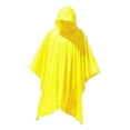 thumbnail image 3 of Clear Rain Ponchos Thick Portable Rain Coat for Climbing Outdoor Hiking Yellow, 3 of 8
