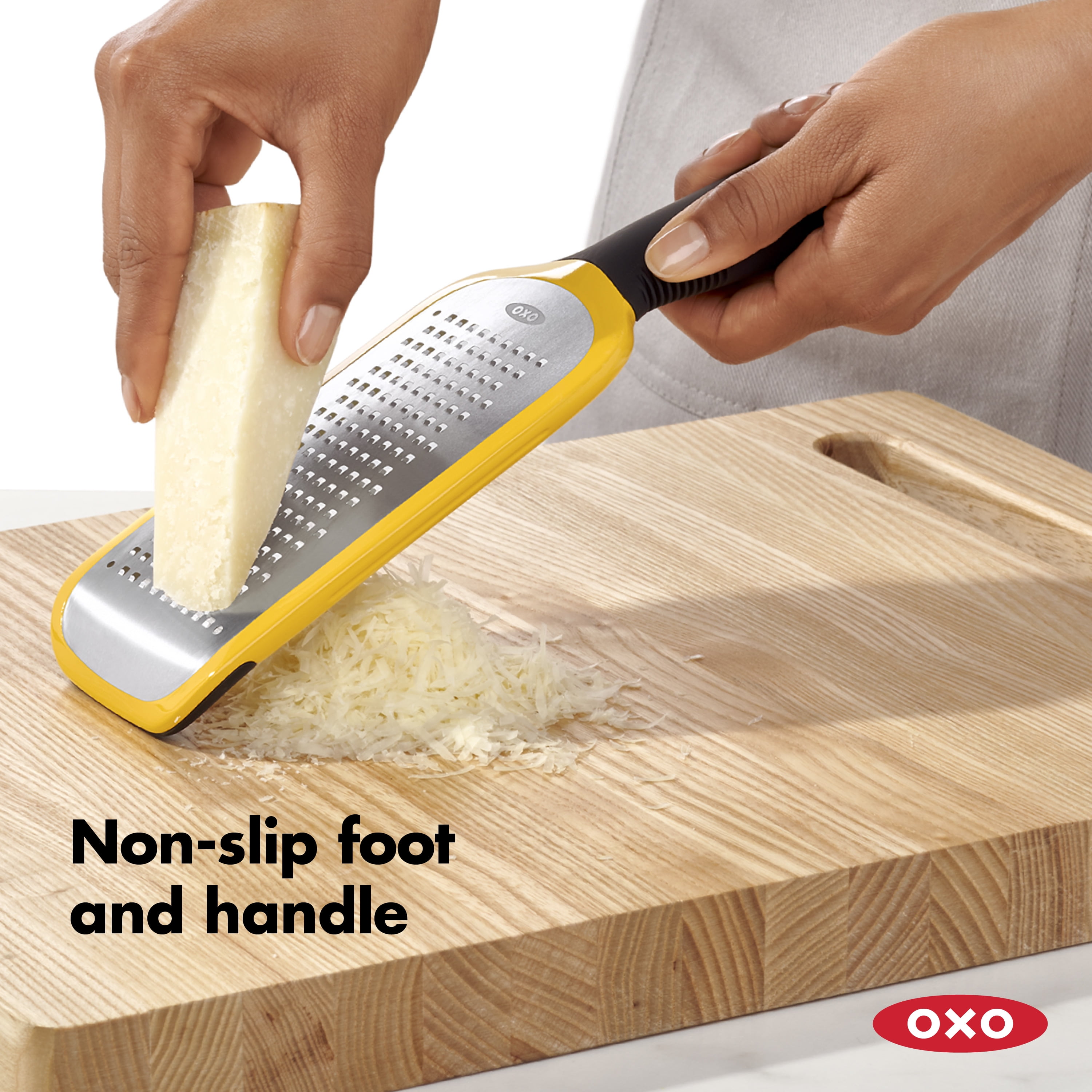 OXO Softworks Stainless Steel Etched Grater, Medium