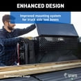 thumbnail image 4 of UWS EC30082-MK2 36-Inch Gloss Black Heavy-Wall Aluminum Truck Side Tool Box, RigidCore Lid, Space-Saving Legs, 4 of 7