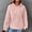 Pink, variant on Womens Hoodies Casual Long Sleeve Drawstring Waffle Pullover Tops Loose Hooded Sweatshirt with Pocket Army Green 4XL