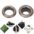 thumbnail image 1 of 100PCS Grommet Kit Metal Brass Grommets Eyelets With Washer Shoe Clothes  Leather DIY Projects, 4mm Inside Diameter, 1 of 8