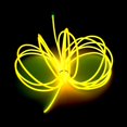 thumbnail image 1 of Tira de luces de neón MaxLax EL Wire amarilla de 5 m con paquete de baterías, 1 of 7