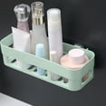 thumbnail image 5 of kchsji Multifunctional Shelf, Wall Mounted Shelf - ABS Space-Saving Bathroom Shelf for Cosmetics Toiletries, No Drill Adhesive or Screw Mount, Easy Clean, 5 of 6