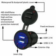 thumbnail image 4 of Chargeur de Voiture, Charge Rapide Double Port USB Allume-Cigare Adaptateur avec 2 Câbles de Charge Rapide Lightning vers USB pour iPhone, 4 of 5